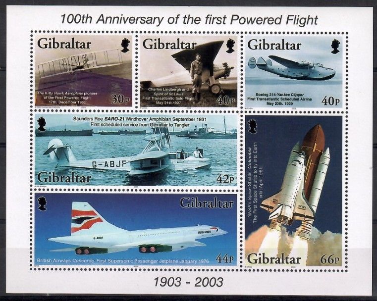 Znaczek Gibraltar 2003 Mi bl 54 Czyste **