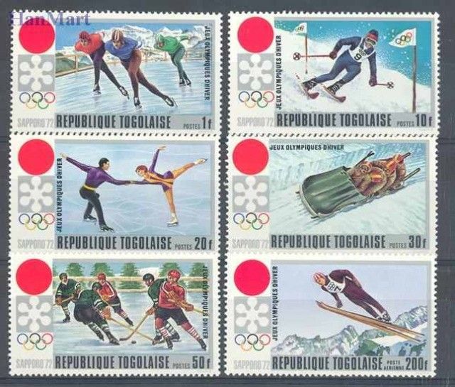 Znaczek Togo 1971 Mi 888-893 Czyste **