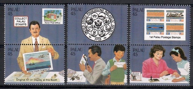 Znaczek Palau 1988 Mi 249-254 Czyste **