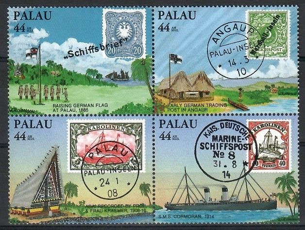 Znaczek Palau 1985 Mi 84-87 Czyste **