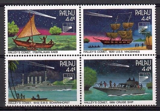 Znaczek Palau 1985 Mi 97-100 Czyste **
