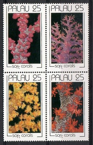 Znaczek Palau 1990 Mi 343-346 Czyste **