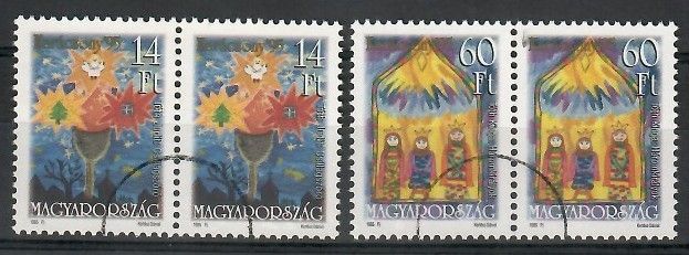 Znaczek Węgry 1995 Mi spe 4366-4367 Czyste **