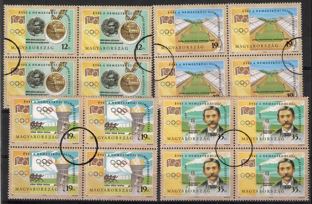 Znaczek Węgry 1994 Mi spe 4294-4297 Czyste **