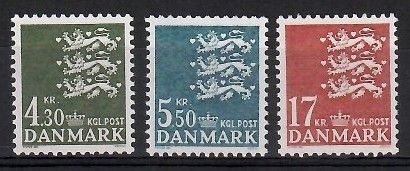 Znaczek Dania 1984 Mi 796-798 Czyste **