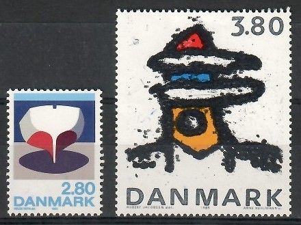 Znaczek Dania 1985 Mi 851-852 Czyste **
