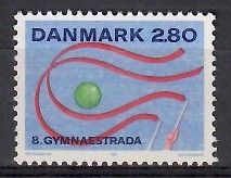 Znaczek Dania 1987 Mi 897 Czyste **