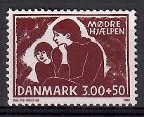 Znaczek Dania 1988 Mi 929 Czyste **