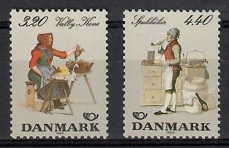 Znaczek Dania 1989 Mi 947-948 Czyste **