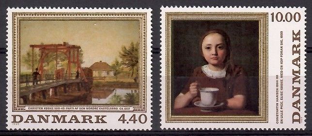 Znaczek Dania 1989 Mi 961-962 Czyste **