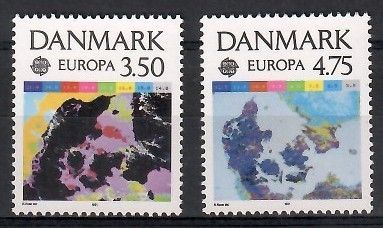 Znaczek Dania 1991 Mi 1000-1001 Czyste **