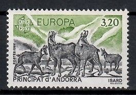 Znaczek Andora (francuska) 1986 Mi 370 Czyste **
