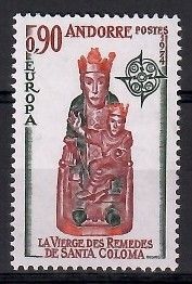 Znaczek Andora (francuska) 1974 Mi 259 Czyste **