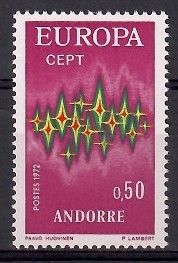 Andora (francuska) 1972 Mi 239 Czyste **