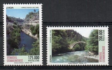 Znaczek Turcja 1999 Mi 3179-3180 Czyste **