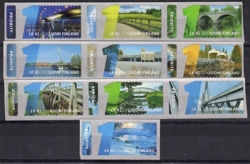 Znaczek Finlandia 2014 Mi 2341-2350 Czyste **