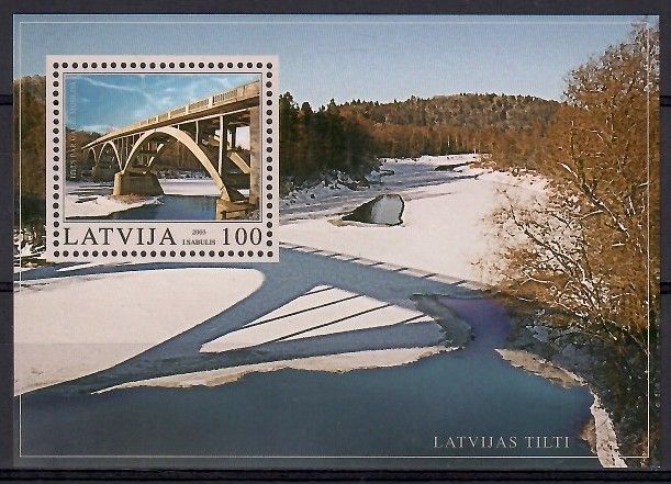 Znaczek Łotwa 2012 Mi bl 17 Czyste **