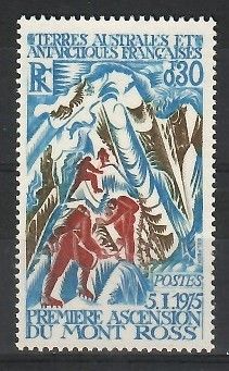 Znaczek TAAF 1976 Mi 109 Czyste **