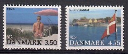 Znaczek Dania 1991 Mi 1003-1004 Czyste **