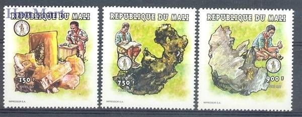 Znaczek Mali 1998 Mi 2022+2031-2032 Czyste **