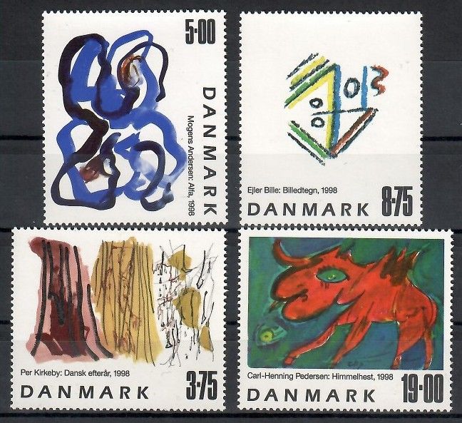 Znaczek Dania 1998 Mi 1191-1194 Czyste **