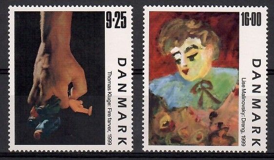 Znaczek Dania 1999 Mi 1219-1220 Czyste **