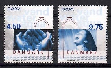 Znaczek Dania 2001 Mi 1277-1278 Czyste **
