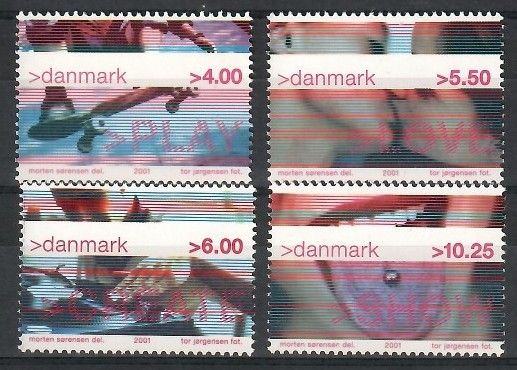 Znaczek Dania 2001 Mi 1281-1284 Czyste **