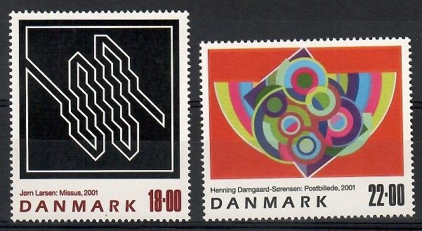 Znaczek Dania 2001 Mi 1285-1286 Czyste **