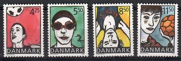 Znaczek Dania 2003 Mi 1331-1334 Czyste **