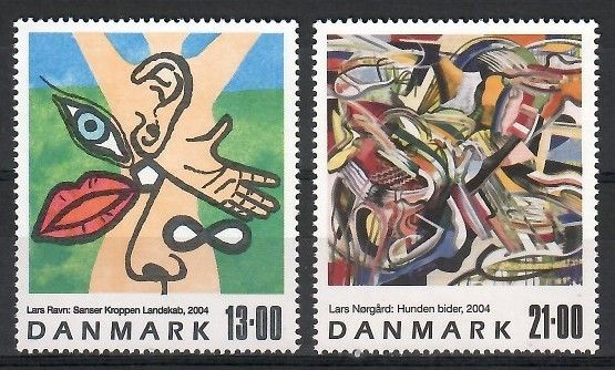 Znaczek Dania 2004 Mi 1381-1382 Czyste **