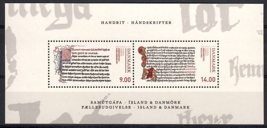 Znaczek Dania 2014 Mi bl 57 Czyste **