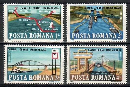 Znaczek Rumunia 1985 Mi 4144-4147 Czyste **