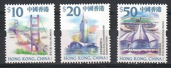 Znaczek Hong Kong 1999 Mi 910-912 Czyste **