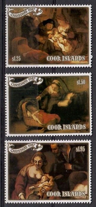 Znaczek Wyspy Cooka 1987 Mi 1249-1251 Czyste **