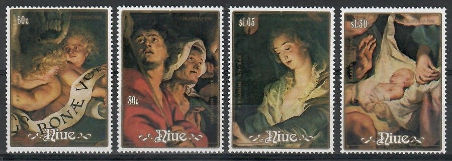 Znaczek Niue 1988 Mi 737-740 Czyste **