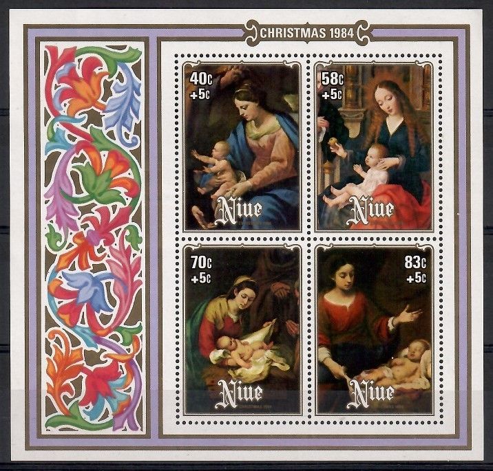 Znaczek Niue 1984 Mi bl 79 Czyste **