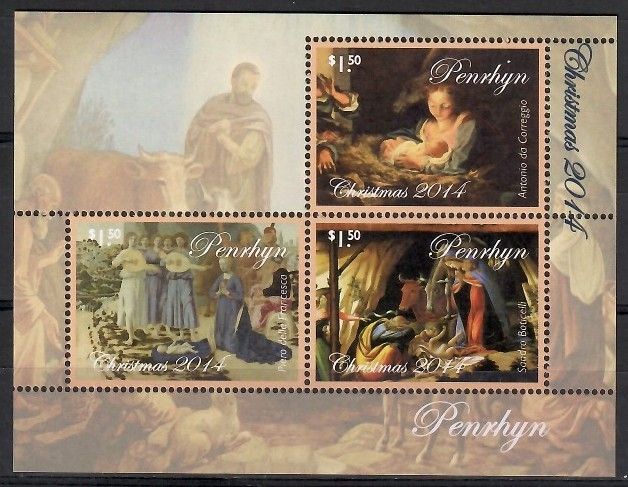 Znaczek Penrhyn 2014 Mi bl 112 Czyste **