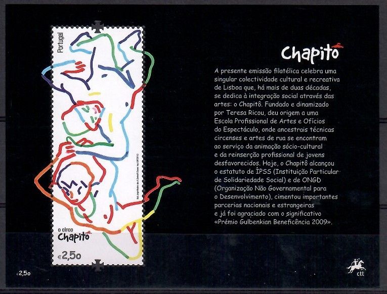Znaczek Portugalia 2010 Mi bl 306 Czyste **