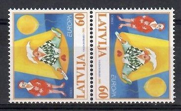 Znaczek Łotwa 2002 Mi 568 Czyste **