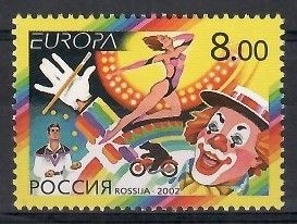 Znaczek Rosja 2002 Mi 987 Czyste **