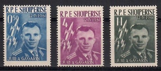 Znaczek Albania 1962 Mi 642-644 Czyste **
