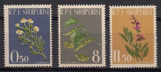 Znaczek Albania 1962 Mi 654-656 Czyste **