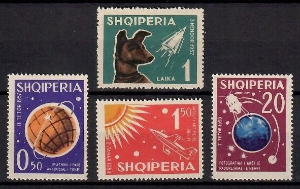Znaczek Albania 1962 Mi 663-666 Czyste **