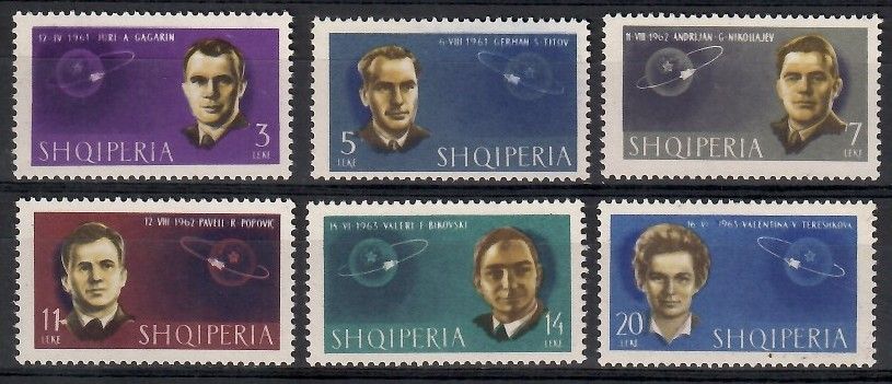 Znaczek Albania 1963 Mi 757-762 Czyste **