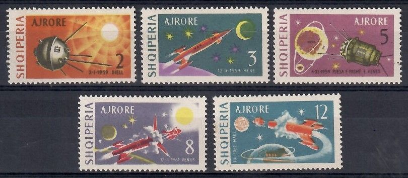 Znaczek Albania 1963 Mi 779-783 Czyste **
