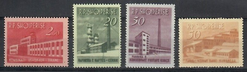 Znaczek Albania 1963 Mi 784-787 Czyste **