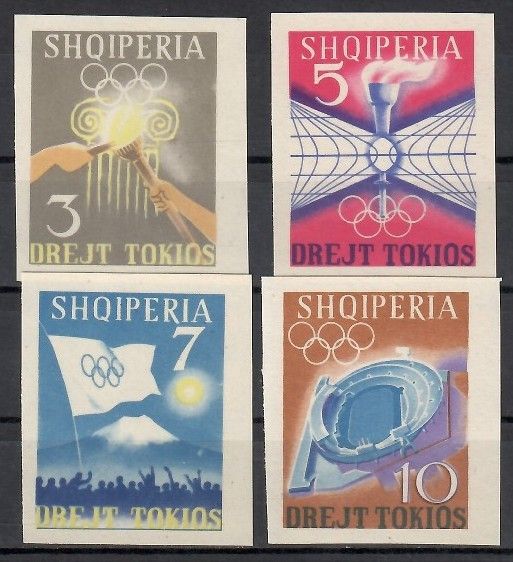 Znaczek Albania 1964 Mi 828-831 Czyste **