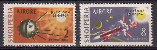 Znaczek Albania 1964 Mi 857-858 Czyste **