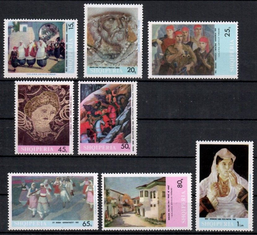 Znaczek Albania 1967 Mi 1201-1208 Czyste **